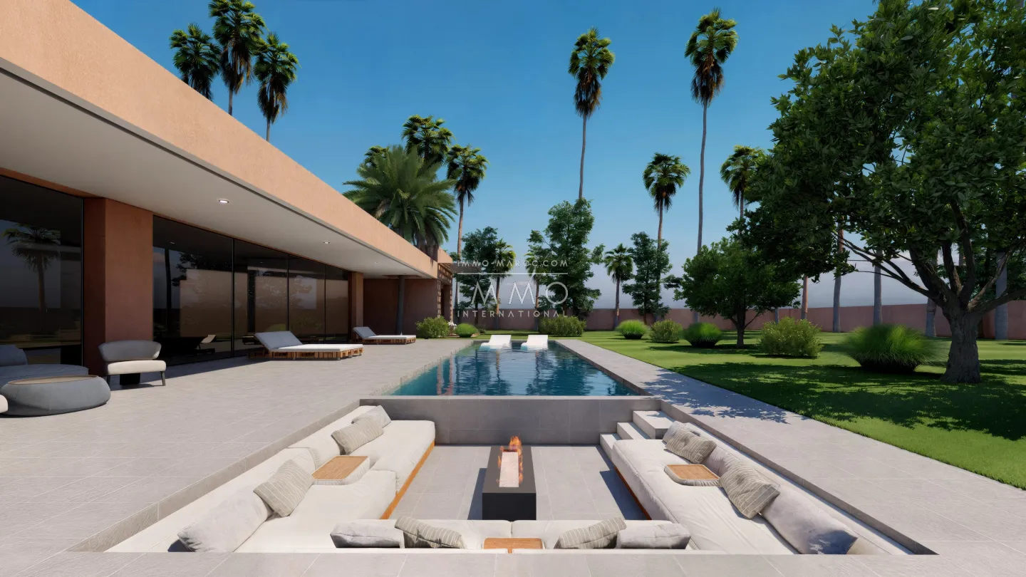 À vendre – villa contemporaine en construction avec fort potentiel d’investissement - Photo 1