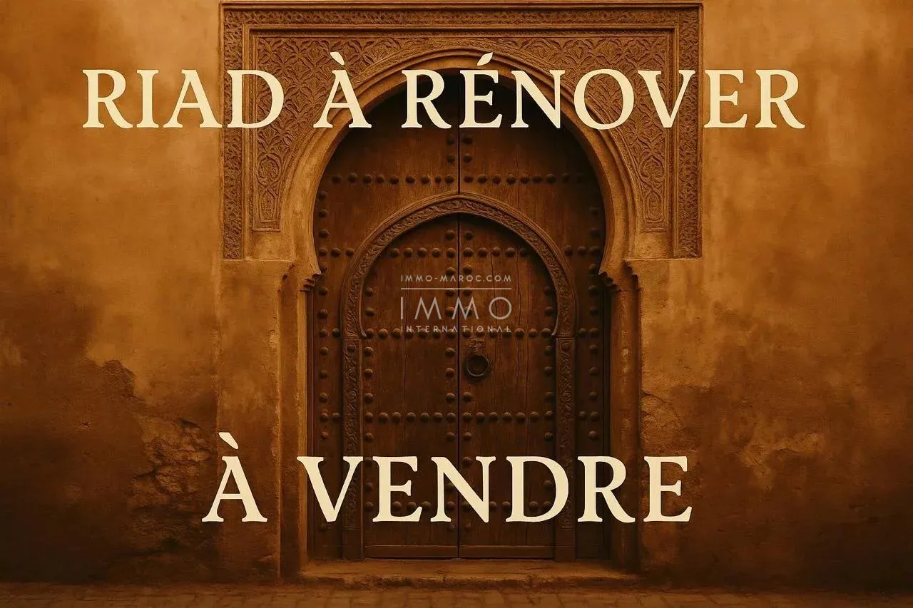 Riad gros oeuvre – emplacement privilÉgiÉ au cŒur de marrakech - Photo 1