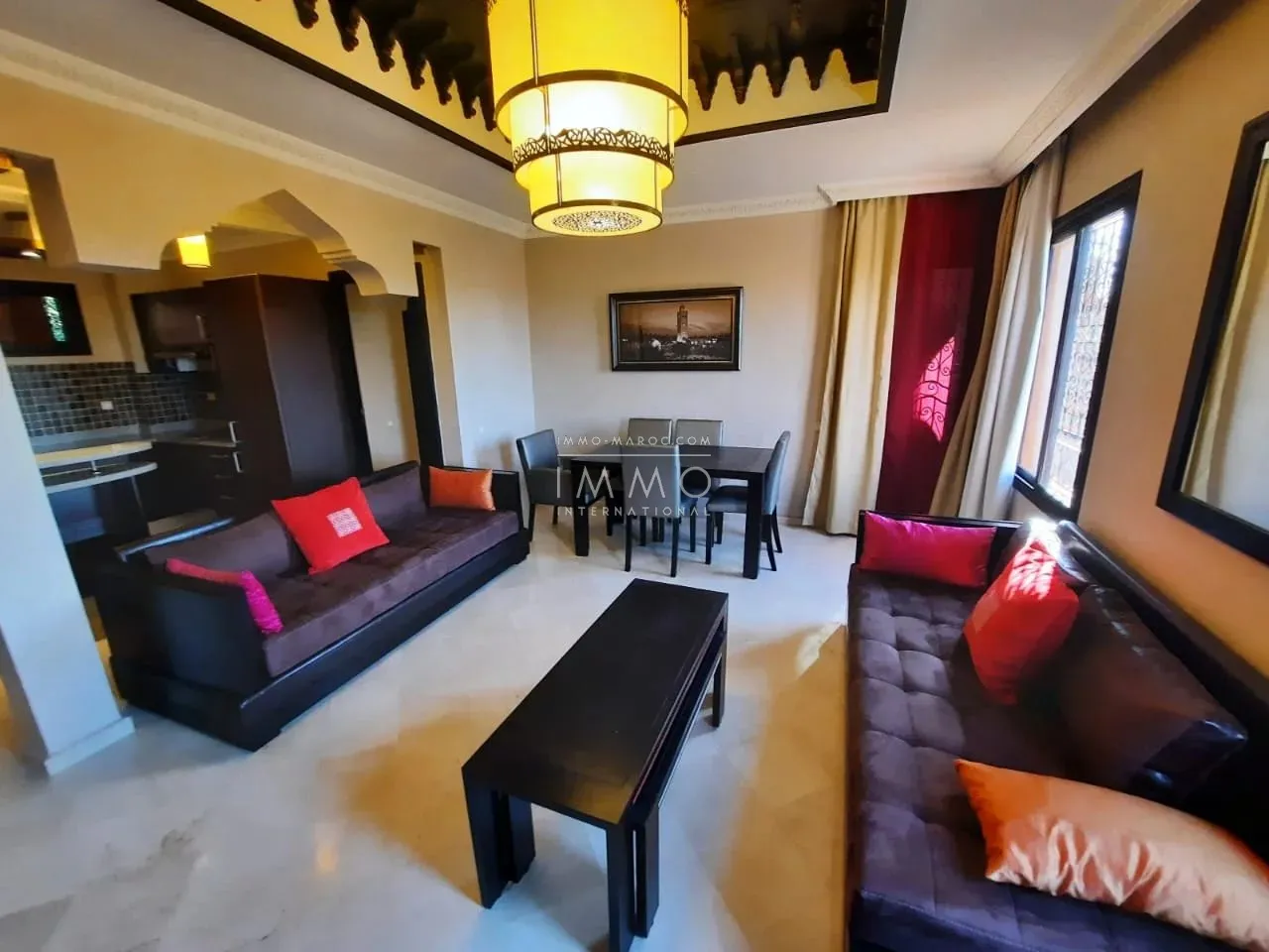 Appartement avec toit-terrasse dans résidence sécurisée à marrakech - Photo 2