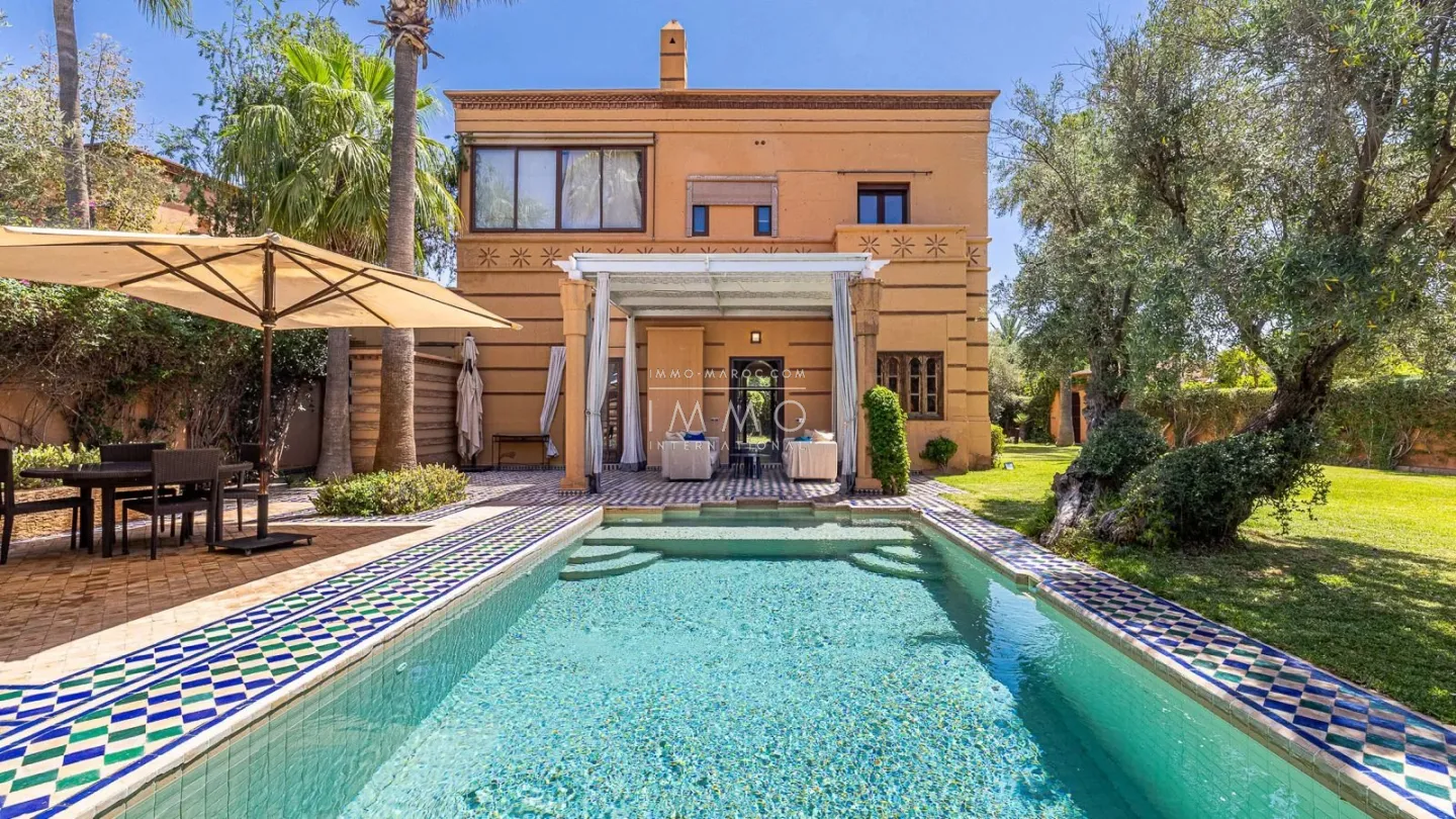 Location longue durée – villa d’exception à amelkis, marrakech - Photo 1