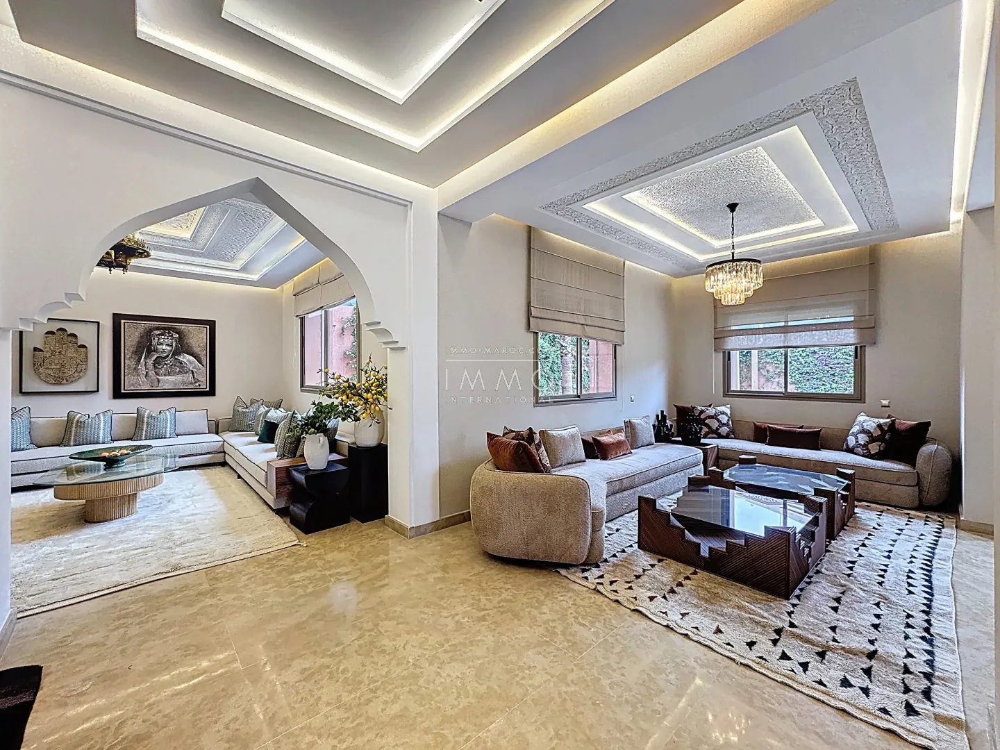 Villa de luxe route de fès marrakech – 4 suites, piscine privée - Photo 6