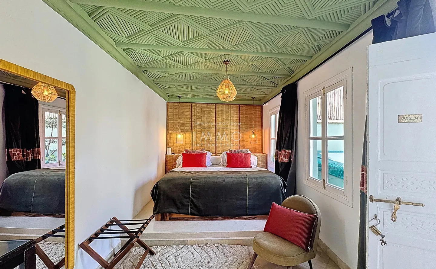 Charmant riad titre de 140 m² avec piscine chauffee et vue atlas - Photo 14
