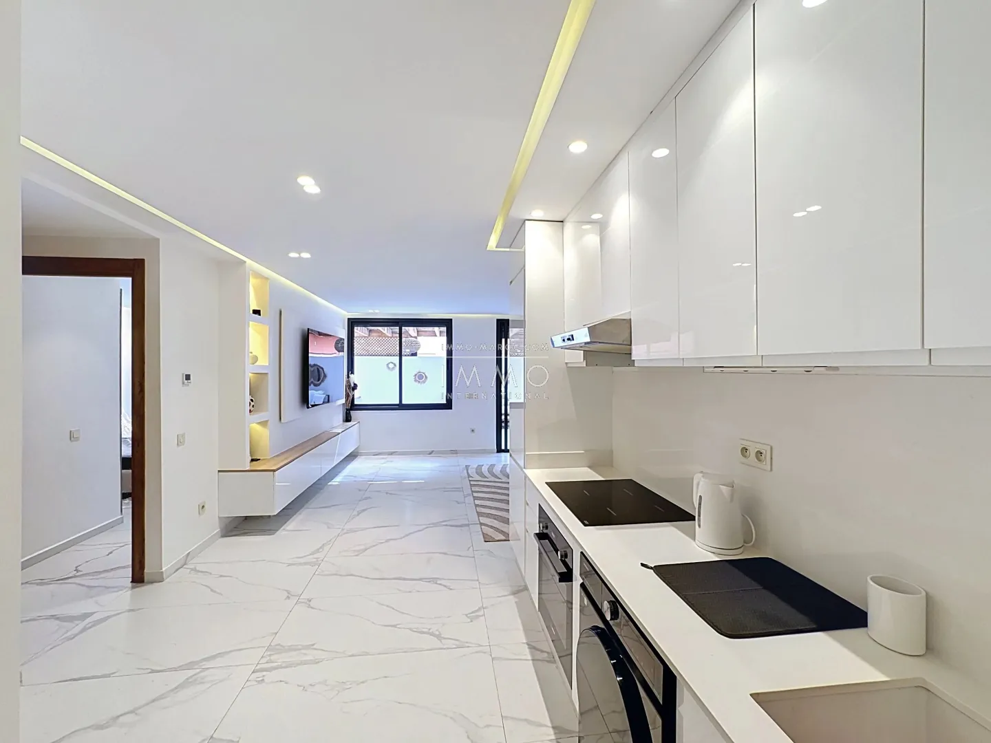 Marrakech – centre-ville victor hugo | appartement meublÉ contemporain – location longue durÉe - Photo 4