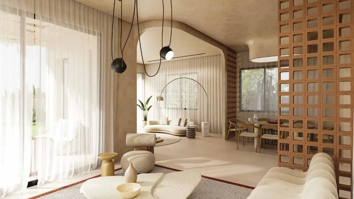 Grande villa contemporaine de 4 suites avec jardin et piscine – route d’amizmiz - Photo 3