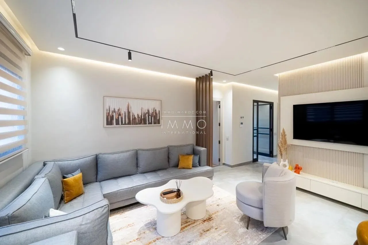 À louer – appartement 2 chambres au cŒur de gueliz, marrakech - Photo 1