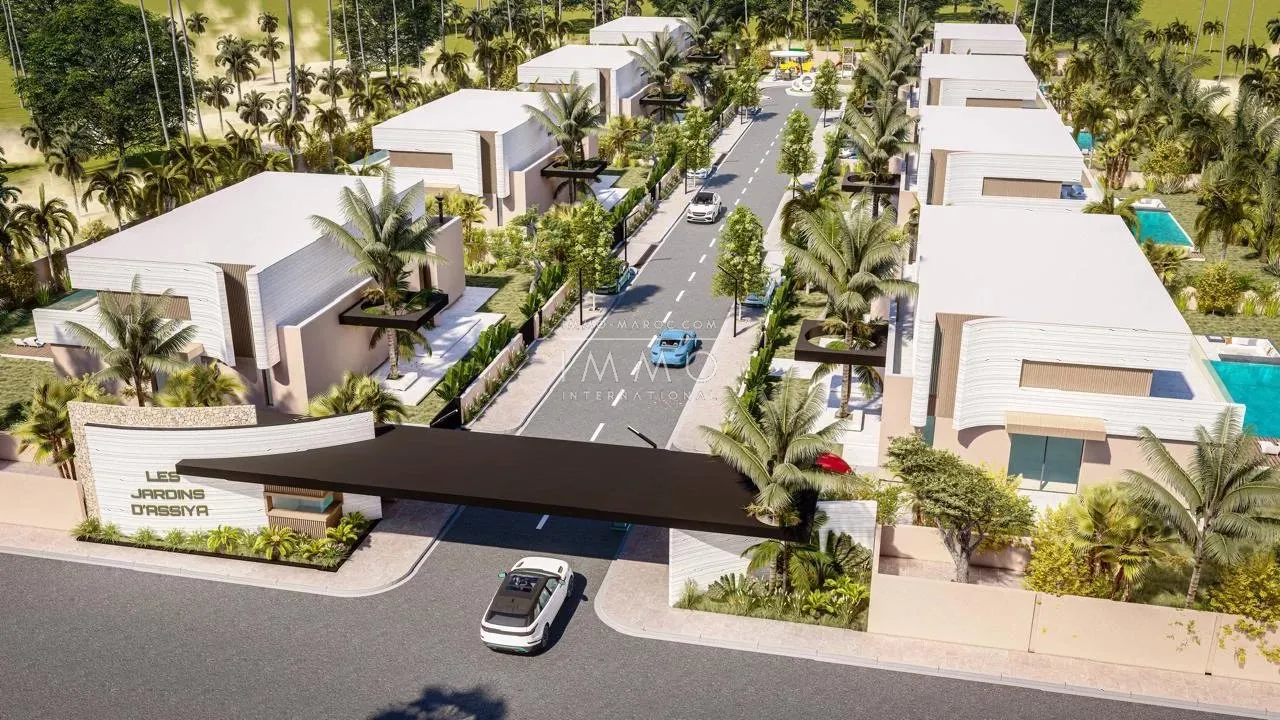 Programme de 8 villas contemporaines – route de l’ourika, marrakech - Photo 2