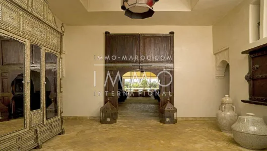 Villa à vendre demeure de prestige Marrakech Extérieur Route Sidi Abdellah Ghiat