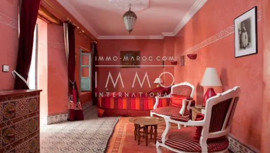 achat riad maison d'hôtes Marrakech moins de 10 minutes de la place Riad Laarous