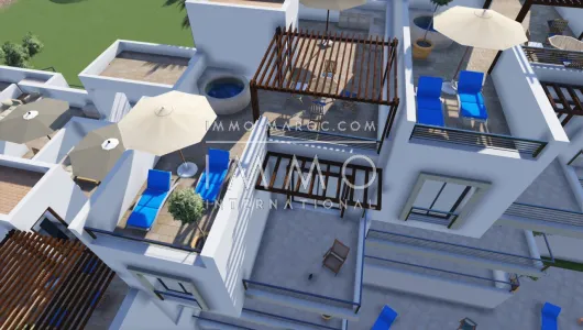 New program Agadir apartment pool edge upmarket sea