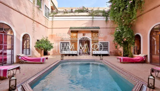 Riad à louer Marocain épuré Marrakech Place Jamaa El Fna Riad Zitoun