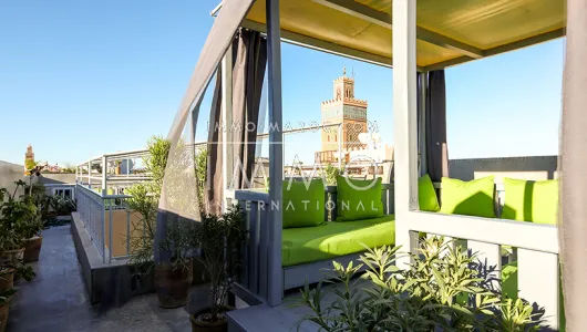 Location riad garage Contemporain Marrakech moins de 10 minutes de la place Kasbah