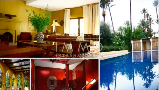 Location villa Maison d'hôtes Marrakech Palmeraie