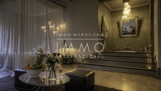 Achat villa Marocain épuré de prestige Marrakech Extérieur Route Amizmiz