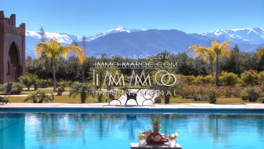 Achat villa Marocain épuré propriete luxe marrakech à vendre Marrakech Extérieur Route Amizmiz