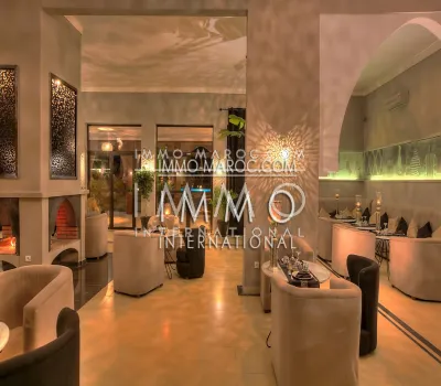 Vente maison Marocain épuré luxe Marrakech Extérieur Route Amizmiz