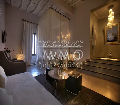 Vente maison Marocain épuré luxe Marrakech Extérieur Route Amizmiz