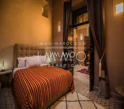 purchase riad auto Moroccan refined luxury Marrakech less than 10 minutes from Kasbah Square