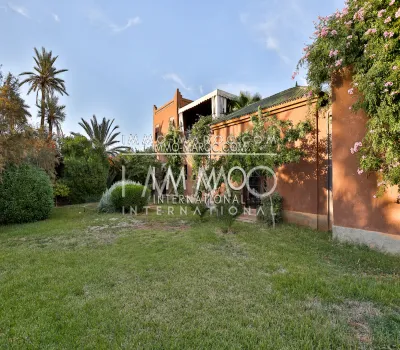 House for rent Moroccan purified Marrakech Palmeraie