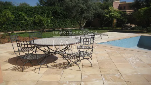 Location maison Marocain épuré Marrakech Golfs Amelkis