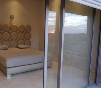 Location maison Moderne Marrakech Extérieur Route Amizmiz