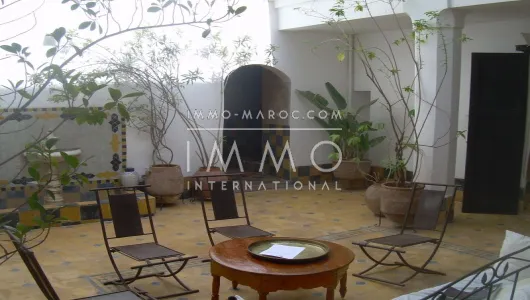 Riad for sale Marrakech less than 10 minutes from the place Riad Laarous