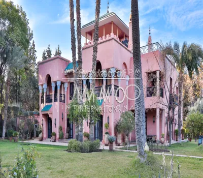 Villa à vendre Marocain luxe Marrakech Palmeraie Palmariva – Dar tounsi