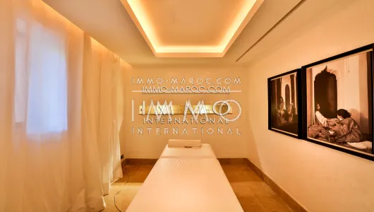 Achat villa Marocain épuré prestige Marrakech Palmeraie