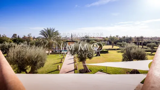 Vente villa Marocain épuré agence immobiliere de luxe marrakech Marrakech Palmeraie