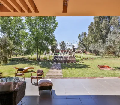 Vente villa Moderne biens de prestige Marrakech Extérieur Route Ourika