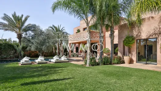 Sale contemporary house Marrakech Golfs Amelkis