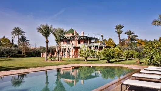 Vente villa Marocain de prestige Marrakech Palmeraie