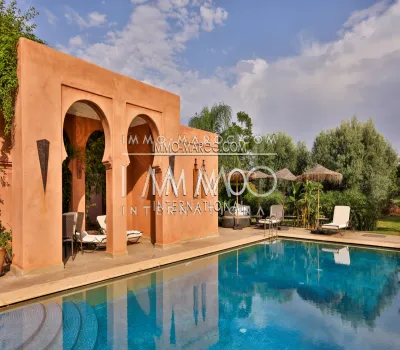Sale house Moroccan refined prestige for sale Marrakech Exterior Road Ourika