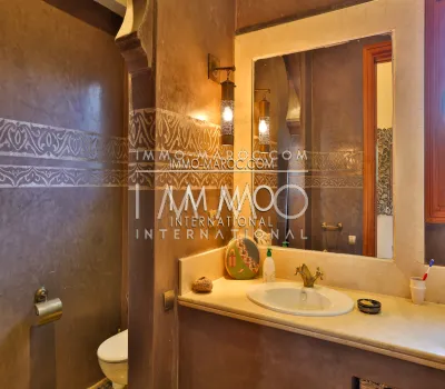 Villa for sale Moroccan refined Marrakech Outside Road Ourika