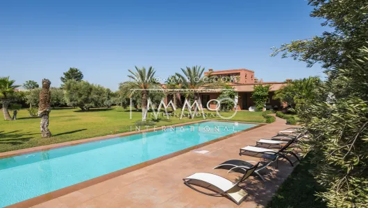 villa achat Marocain épuré immobilier de luxe marrakech Marrakech Extérieur Route Ourika