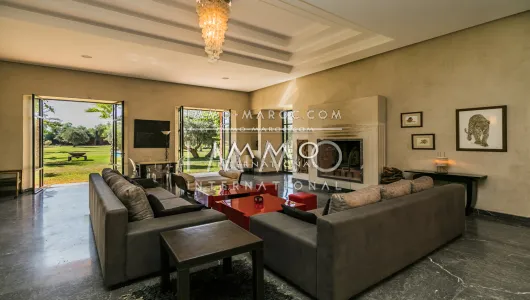 villa achat Marocain épuré Marrakech Extérieur Route Ourika