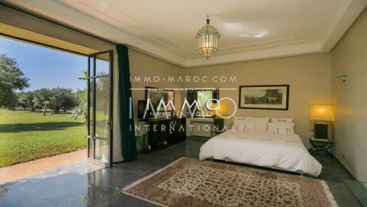 Vente villa Marocain épuré agence immobiliere de luxe marrakech Marrakech Extérieur Route Ourika