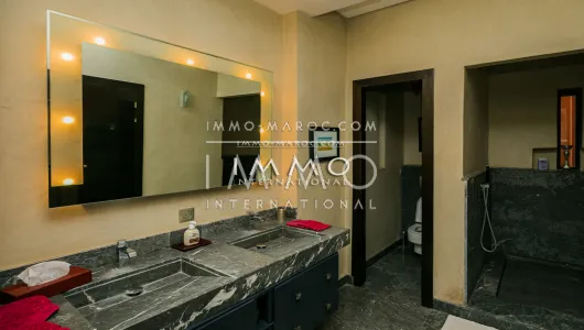 Vente maison Marocain épuré Prestige Marrakech Extérieur Route Ourika