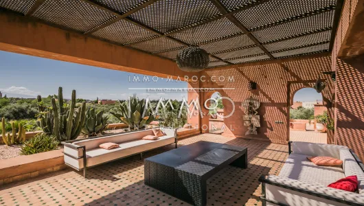 villa achat Marocain épuré Marrakech Extérieur Route Ourika