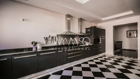 villa vente Marocain épuré luxueuses Marrakech Extérieur Route Ourika