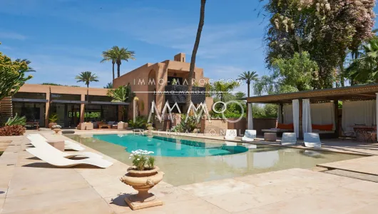 Vente villa Marocain Marrakech Palmeraie Circuit Palmeraie