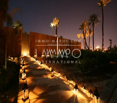 Vente villa Marocain Marrakech Palmeraie Circuit Palmeraie