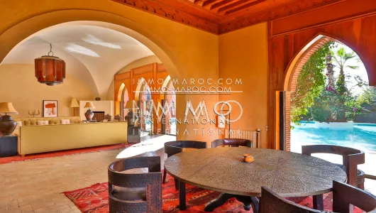 Villa à vendre Marocain luxe Marrakech Golfs Amelkis
