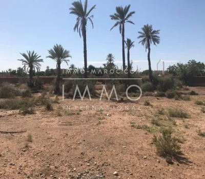Land for sale Land villa Marrakech Golfs Amelkis