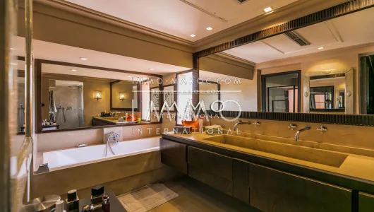 Vente villa Marocain épuré immobilier de luxe marrakech Marrakech