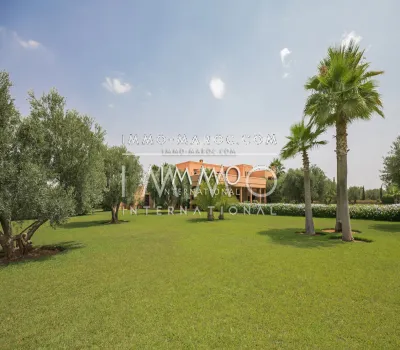 Vente villa Marocain luxe Marrakech Extérieur Route Ourika