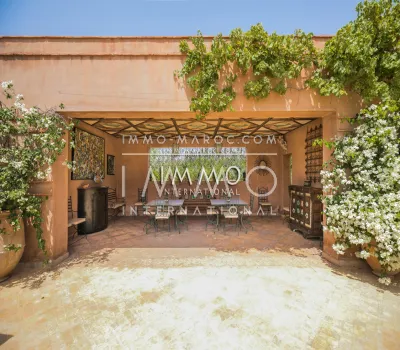 Achat villa Marocain prestige Marrakech Extérieur Route Ourika