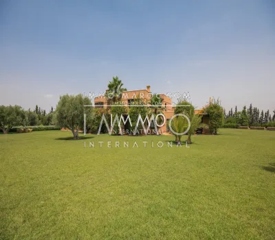 Achat villa Marocain prestige Marrakech Extérieur Route Ourika