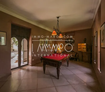 Achat villa Marocain prestige Marrakech Extérieur Route Ourika