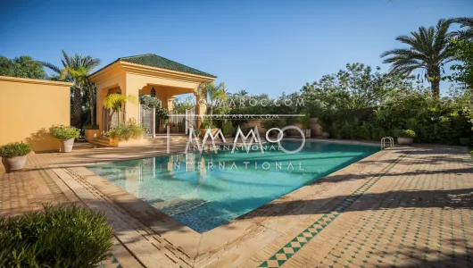 Vente maison Marocain agence immobiliere de luxe marrakech Marrakech Golfs Amelkis