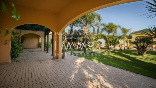 villa vente Marocain Prestige Marrakech Golfs Amelkis